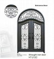 wrought iron door HT-212C