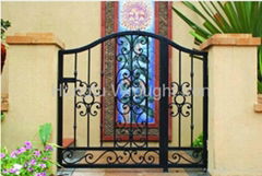 wrought iron sliding gateHT-G036