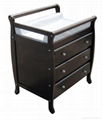 Baby sleigh change table / baby chest drawer 1