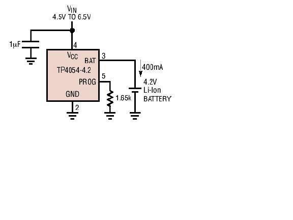 TP4054--500ma线性充电器 2