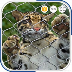 AISI316 Stainless Steel Wire Rope Mesh Animal Enclosure