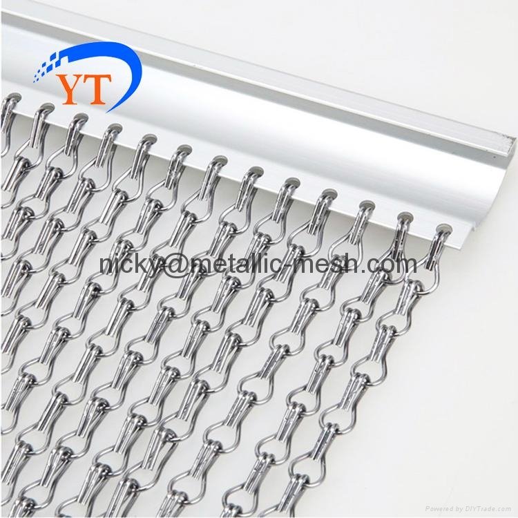 Anodized Aluminum Chain Fly Screen Curtain 2