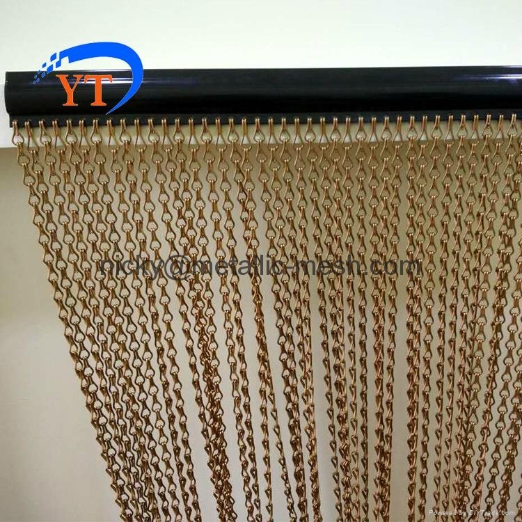 Anodized Aluminum Chain Fly Screen Curtain 3