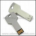 Wholesale 1GB Metal Key Shaped USB Flash Memory Disk Drive