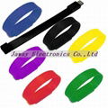 Promotional 1GB Silicone Wrist Band Style USB 2.0 Flash Memory Stick Pen Drive