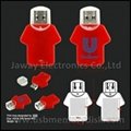 Customized 2GB T-Shirt Sport Jersey Shaped USB Flash Memory Disk Drive 