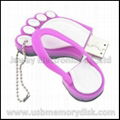 Novelty Shaped Cartoon Sandal USB Memory Stick Thumb Driver 