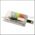 Custom Full Color Printing Credit Card USB Flash Drive