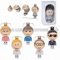 Promotional Ball USB People Flash Memory Pen Drive U Disk