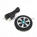 Novelty Car Tire Shape USB 2.0 4 Port Hub