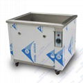 Circulating filter ultrasonic cleaner removes polishing wax