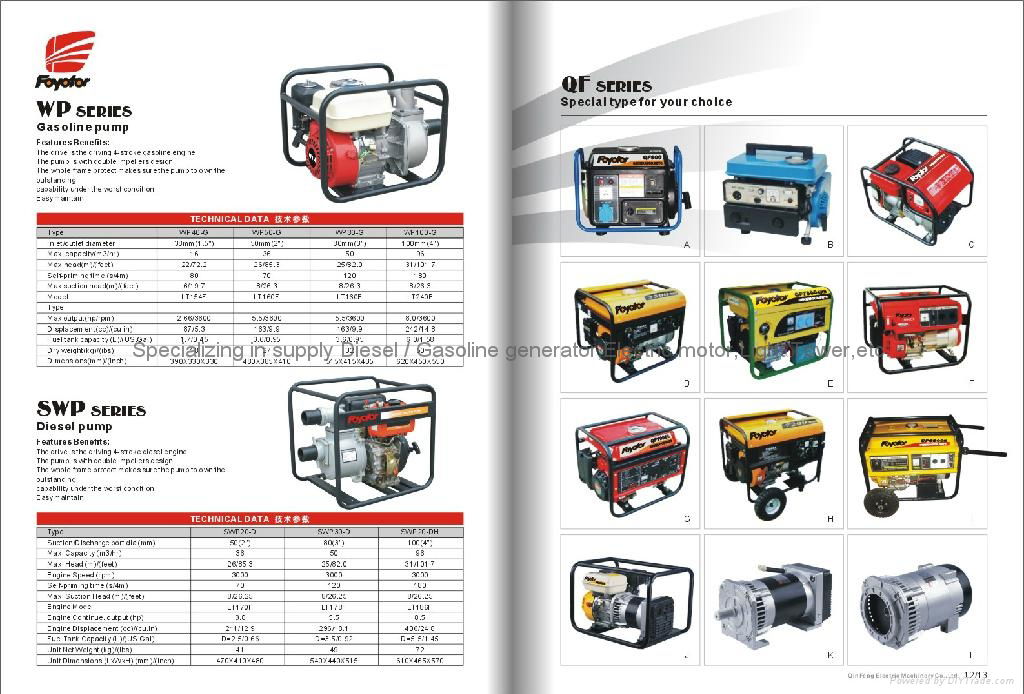 Gasoline water pump  4