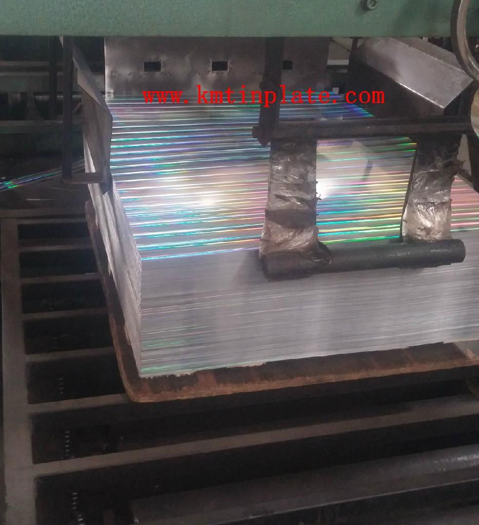 JISG3003 laminate tinplate steel for metal box usage