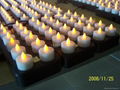 Rechargeable led candle for hotels and
