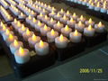 Rechargeable led candle for hotels and restaurants