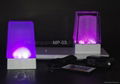 induction rechargeable led table lamp