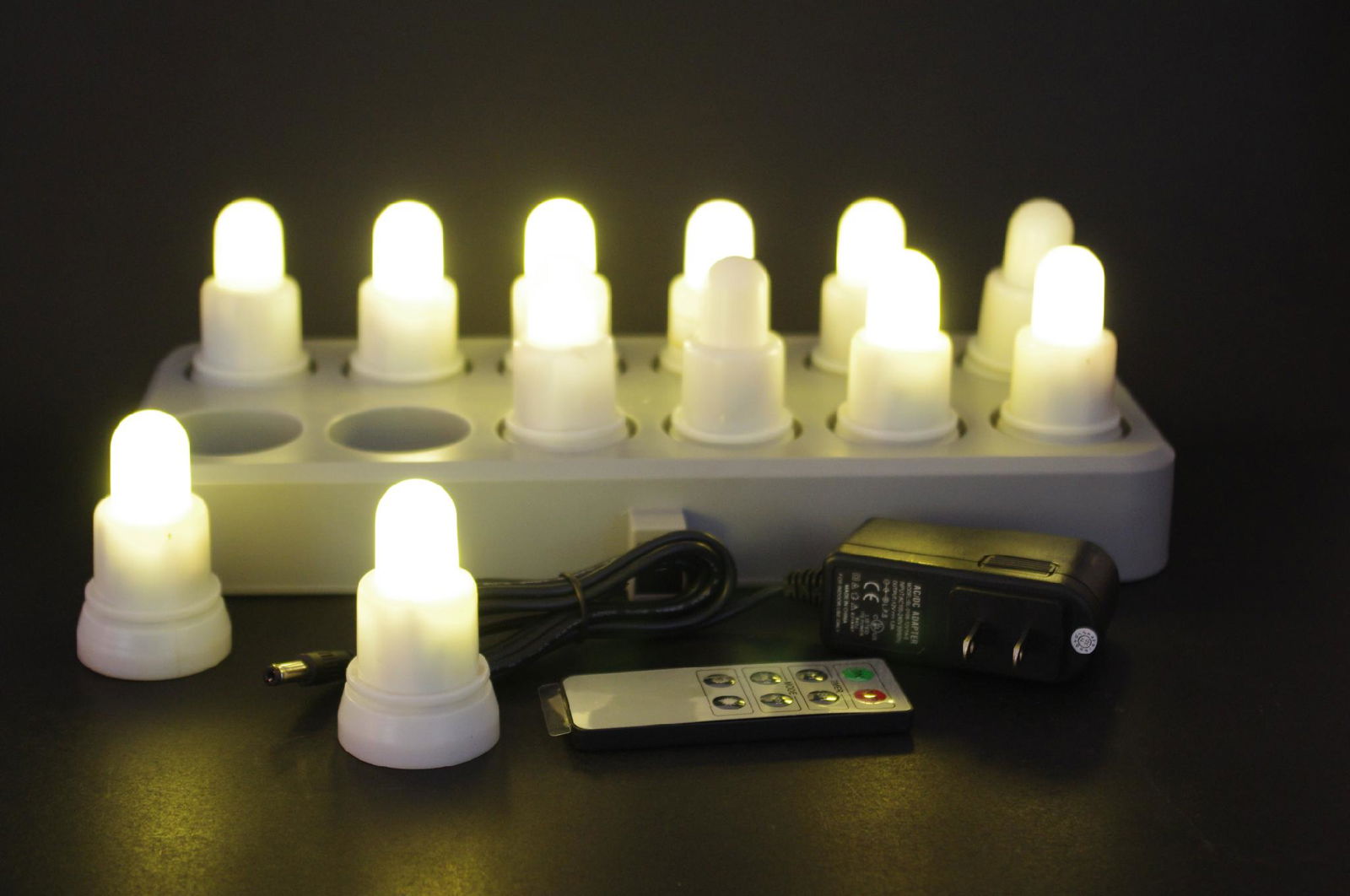 感應充電LED蠟燭燈