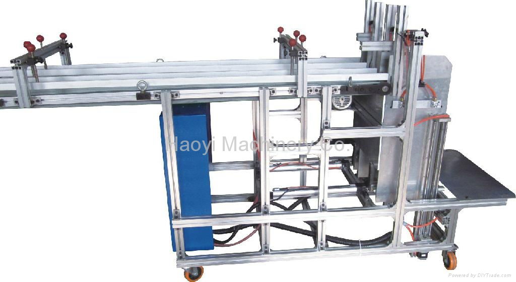 Aluminum foil container production line stacker 2