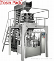 Solid food pouch filling machine