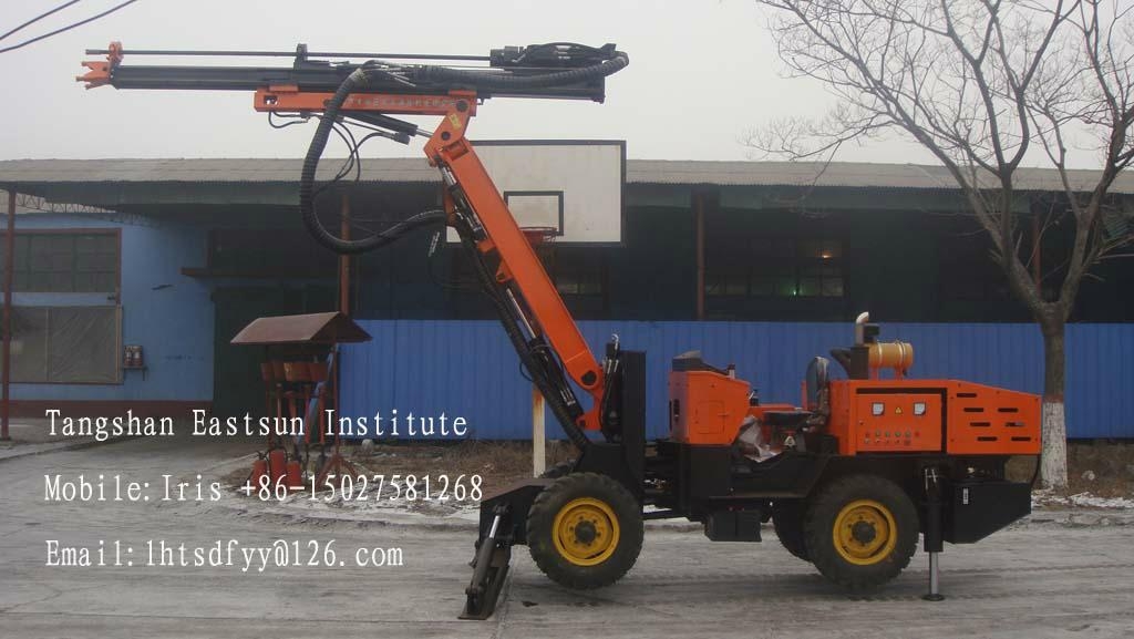 rubber wheel rock drill rig DF101BCDL Eastsun (China Manufacturer