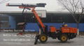 rubber wheel rock drill rig 2