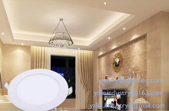 super slim round LED panel ceiling downlight 3