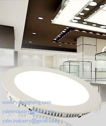 super slim round LED panel ceiling downlight 4
