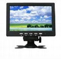 7/8/10 inch mobile/traffic monitor with AV/BNC/VGA inputs