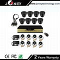 700TVL Plastic Dome 8ch dvr analog kits