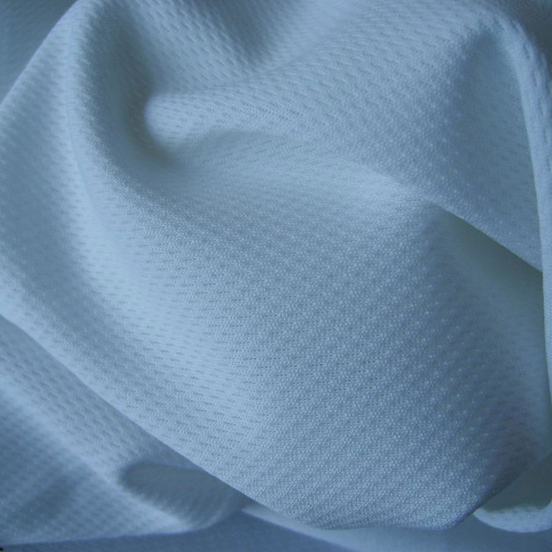 100% polyester DTY yellow wicking dry bird eye mesh fabric  2