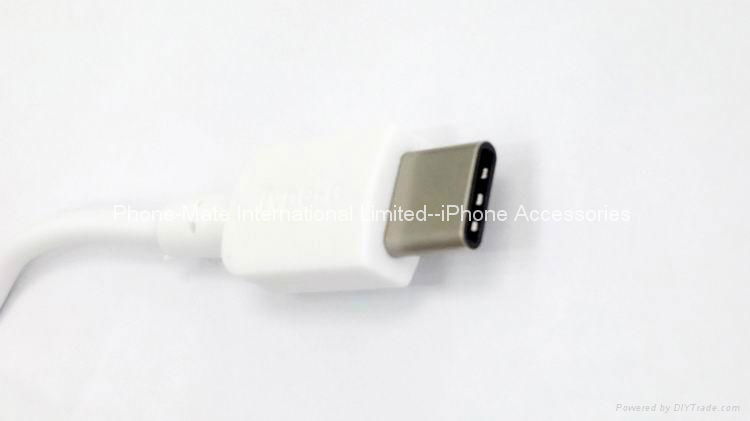 Soft Touch TPE Round TYPE-C to USB Data Cable 4