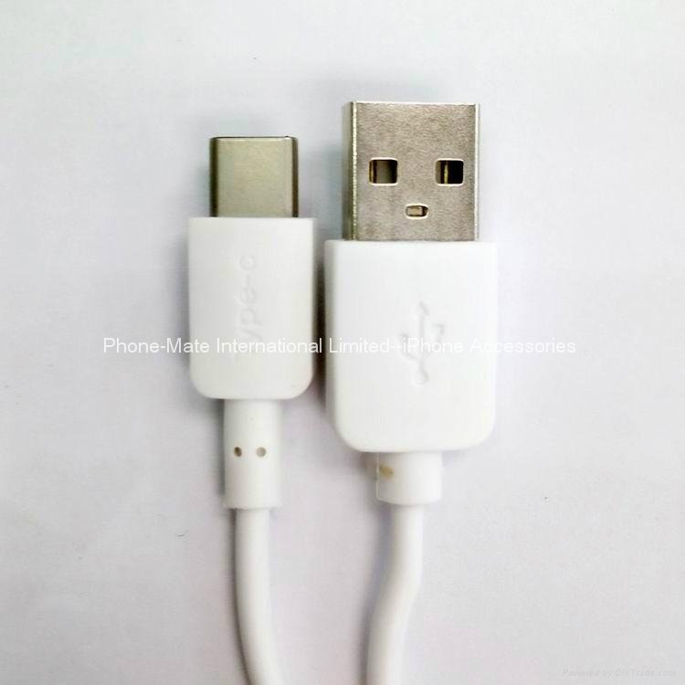 Soft Touch TPE Round TYPE-C to USB Data Cable 3