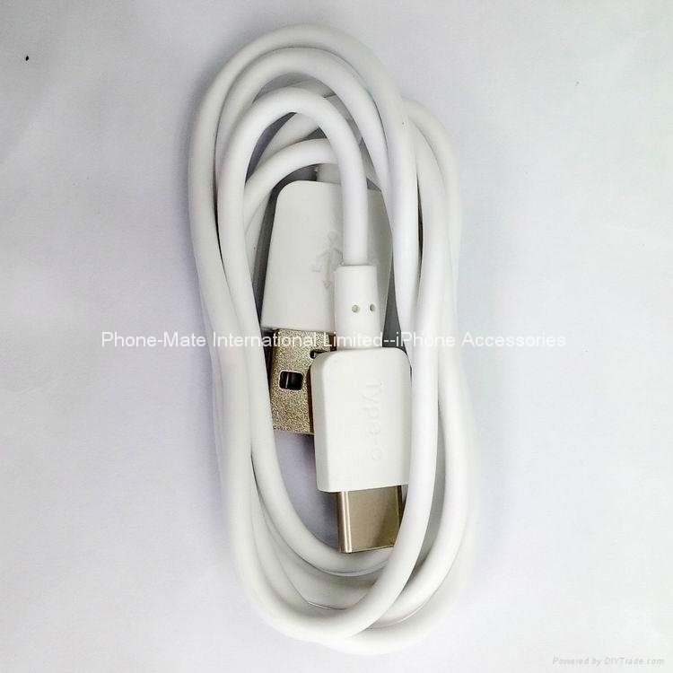 Soft Touch TPE Round TYPE-C to USB Data Cable 2
