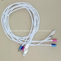 Plated metal head USB-C Data Cable to USB-a 4
