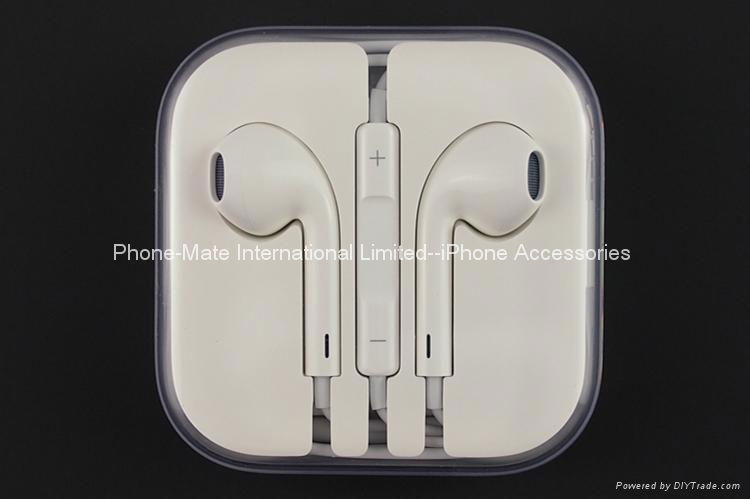 Earphone with mic I6 earpods for iphone 6