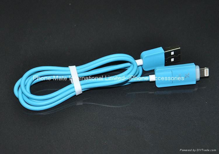 2IN1 colorful USB sync and charging cable  3