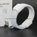 2m USB Data Cable with lightning to USB for I6. I5  5