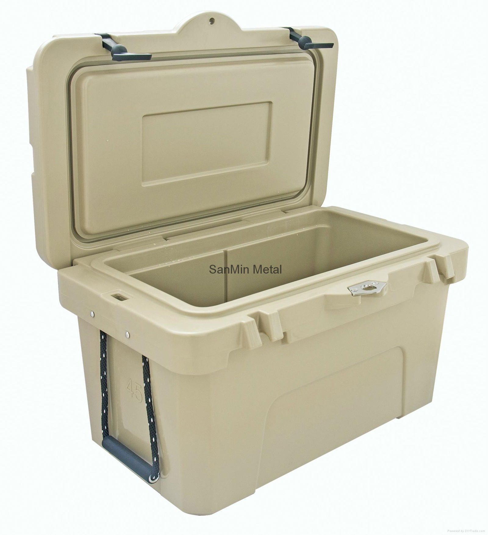 cooler box with thermometer