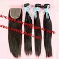 straight hair weft 4