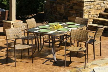 Rattan dining set