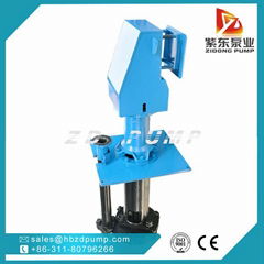 Single suction vertical centrifugal slurry pumps submersible pump