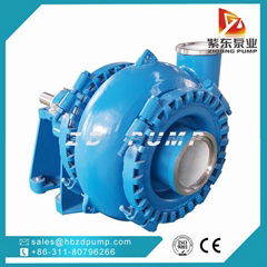 Single stage anti-abrasive sand suction dredge pump for dredger