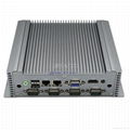 industrial pc with I3 3217U,dual core ,FANless computer 5