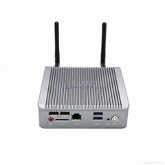 J1900 dual lan fanless mini computer