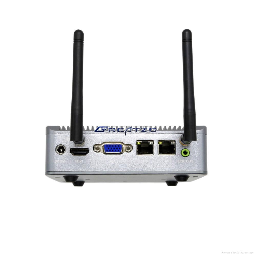 J1900 dual lan fanless mini computer 3