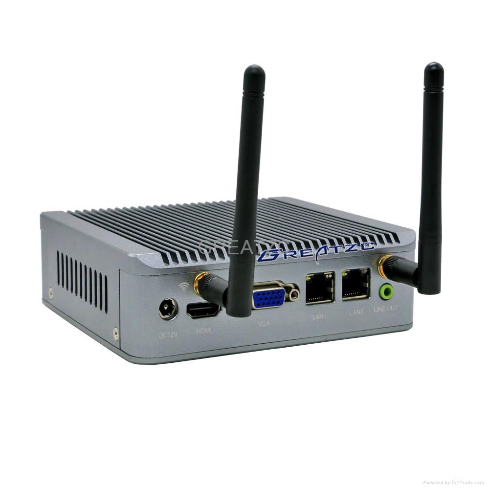 J1900 dual lan fanless mini computer 4