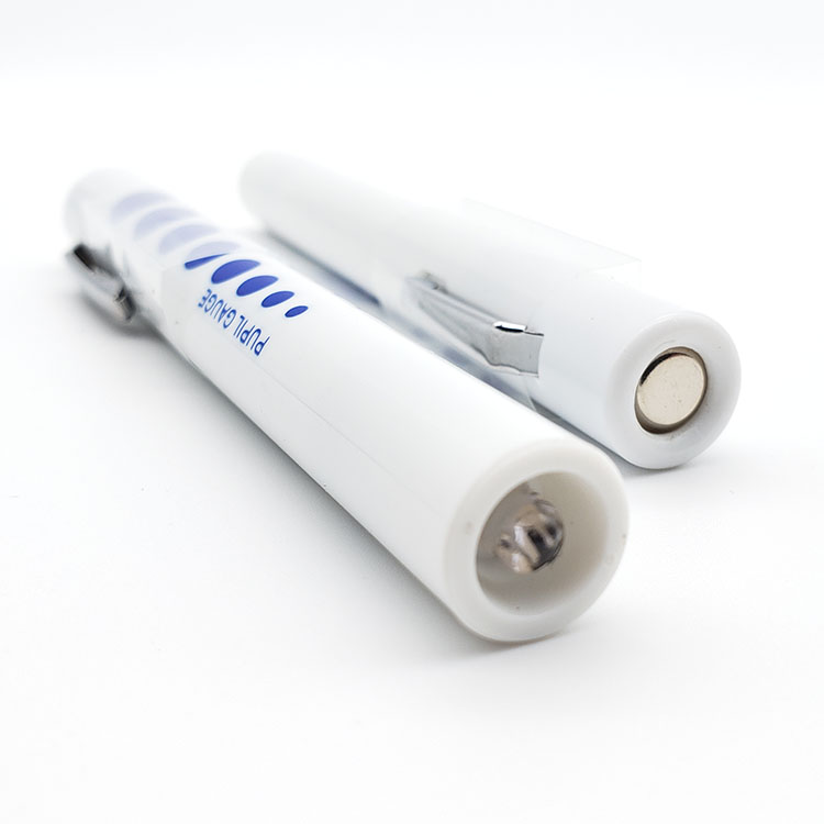 Medical emergency first aid Pupil Gauge disposable penlight pen light