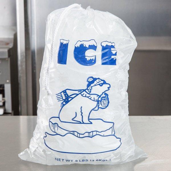 Hot selling disposable Ice bag Cooler Bag Plastic Ice Cube bag PPMD