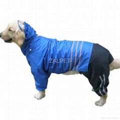 wholesale pet clothes large dog raincoat