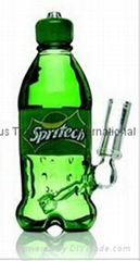 Glass Bong Dirty "Spritech" Bottle Rig 14.5mm Spritech Water Glass Dab Rig Coke 